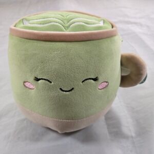 Squishmallows Rosemund Matcha Latte Coffee Cup Plush 8" Kellytoy NWT 2023
